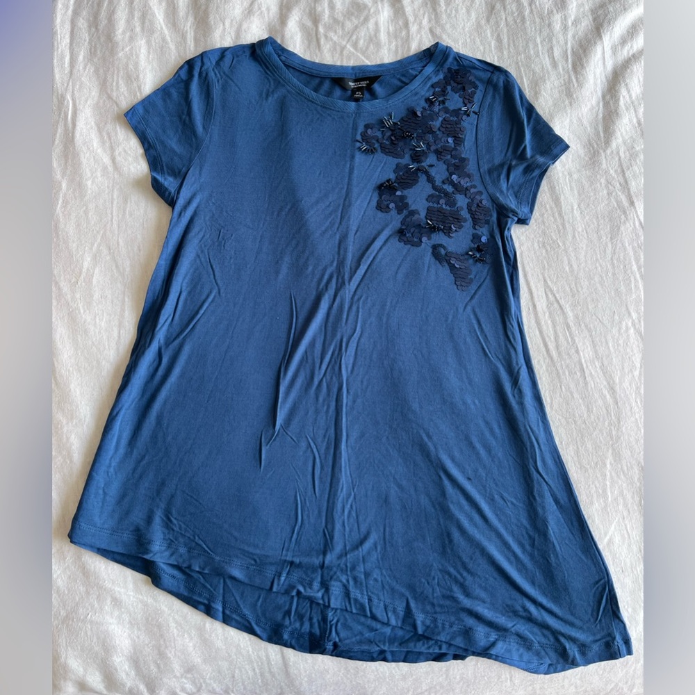 Vera Wang Blue Shirt